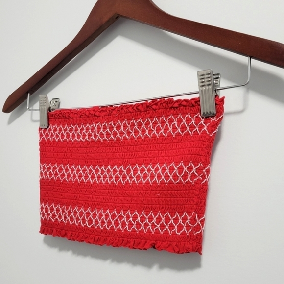Garage Smocked Tube Top - Size US S - NWOT - Picture 3 of 5